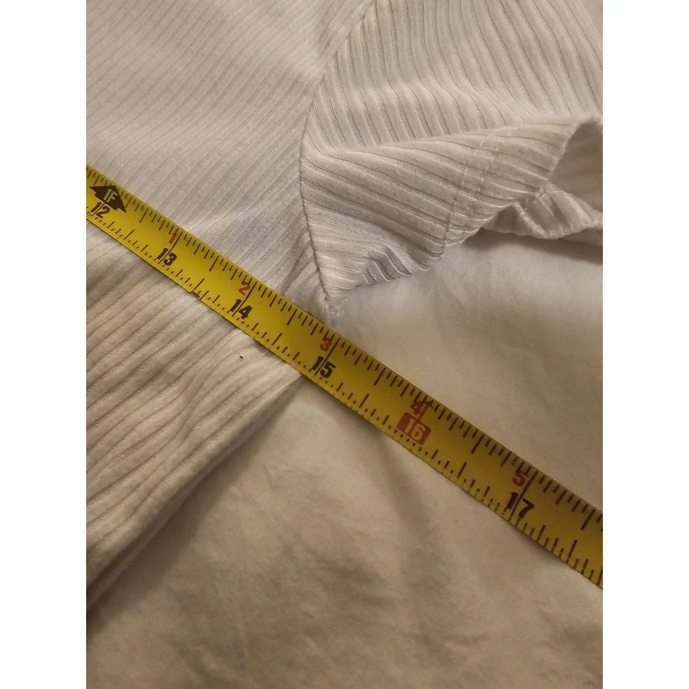 Heart & Arrow Girls‎ Ribbed Short Sleeve Top Size 12 Beige Neutral Tee